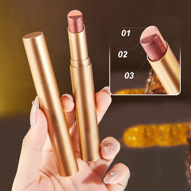 🥳2026 BESTSELLER🥾 3-in-1 Eyeshadow Stick – Fine Glitter Effect, Waterproof – Sweatproof, Long-Lasting – Mild Formula for Sensitive Skin – 4 Shades! 🛡️💨