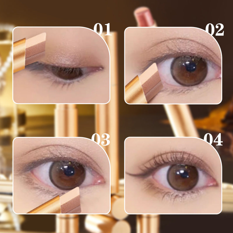 🥳2026 BESTSELLER🥾 3-in-1 Eyeshadow Stick – Fine Glitter Effect, Waterproof – Sweatproof, Long-Lasting – Mild Formula for Sensitive Skin – 4 Shades! 🛡️💨