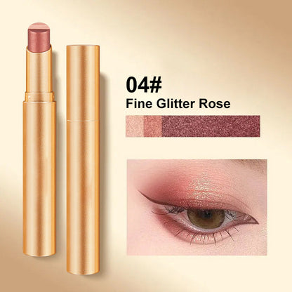 🥳2026 BESTSELLER🥾 3-in-1 Eyeshadow Stick – Fine Glitter Effect, Waterproof – Sweatproof, Long-Lasting – Mild Formula for Sensitive Skin – 4 Shades! 🛡️💨