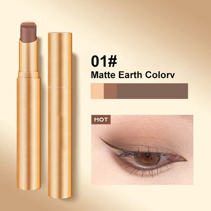 🥳2026 BESTSELLER🥾 3-in-1 Eyeshadow Stick – Fine Glitter Effect, Waterproof – Sweatproof, Long-Lasting – Mild Formula for Sensitive Skin – 4 Shades! 🛡️💨